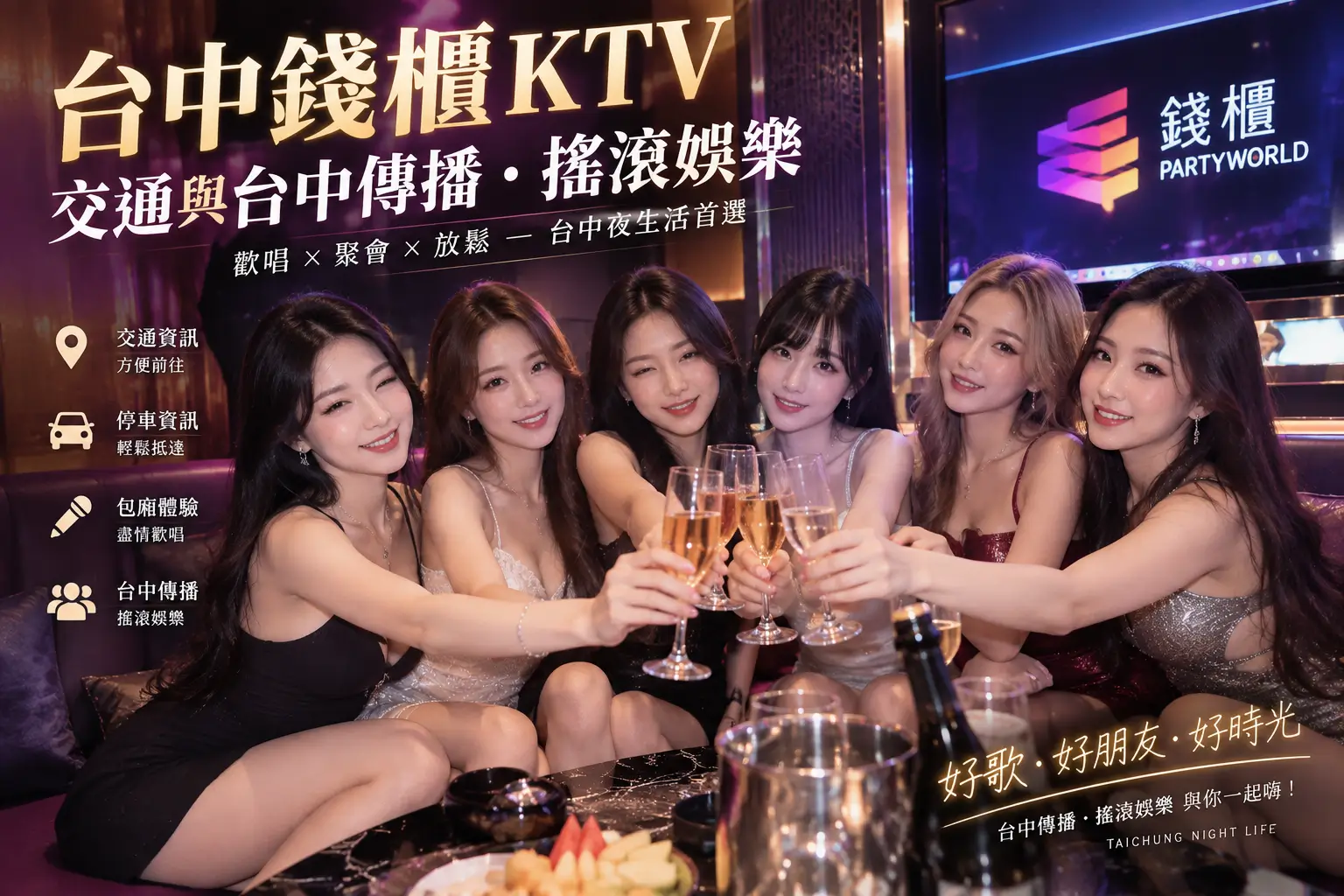 台中錢櫃KTV-交通與台中傳播.搖滾娛樂