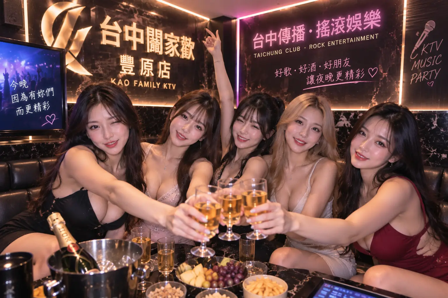 台中闔家歡豐原店|交通與台中傳播.搖滾娛樂KTV聚會安排